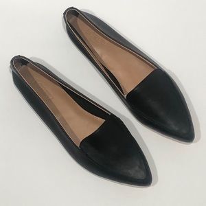 J.Crew Factory Edie Black Leather Loafer- *NEW*8.5